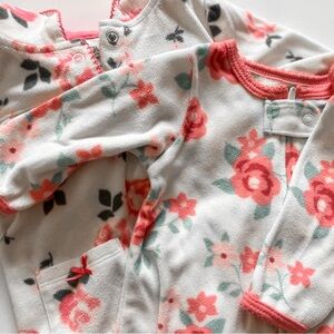 Carter's Floral Fleece Sets - 3 Months